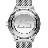 Breitling Superocean Heritage '57 Black Dial Silver Mesh Bracelet Watch for Men - A10370121B1A1