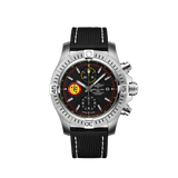 Breitling Avenger Chronograph 45mm Swiss Air Force Team Black Dial Black Nylon Strap Watch for Men - A133171A1B1X1