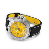 Breitling Avenger Automatic 45mm Seawolf Yellow Dial Black Nylon Strap Watch for Men - A17319101/1X2