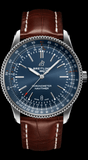 Breitling Navitimer 1 Automatic 41mm Blue Dial Brown Steel Strap Watch for Men - A17326161C1P1