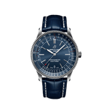 Breitling Navitimer Automatic 41 Blue Dial Blue Leather Strap Watch for Men - A17326161C1P3