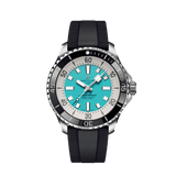 Breitling Superocean Automatic 44 Turquoise Dial Black Rubber Strap Watch for Men - A17376211L2S1