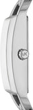 Michael Kors Empire Three Hand Silver Dial Silver Steel Strap Watch For Women - MK7407
