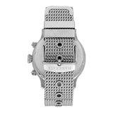 Maserati Epoca White Dial Chronograph Silver Mesh Bracelet Watch For Men - R8873618009