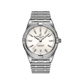 Breitling Chronomat 32 Diamonds White Dial Silver Steel Strap Watch for Women - A77310591A1A1