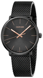 Calvin Klein High Noon Quartz Black Dial Black Mesh Bracelet Watch for Men - K8M21421