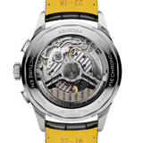Breitling Premier B01 Chronograph 42 Black Dial Black Leather Strap Watch for Men - AB0145221B1P1