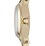 Marc Jacobs Henry Dinky Gold Dial Gold Steel Strap Watch for Women - MBM3199