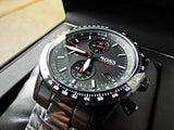Hugo Boss Aero Black Dial Black Steel Strap Watch for Men - 1513771