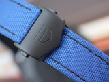Tag Heuer Aquaracer Calibre 5 Automatic Titanium Black Dial Blue Nylon Strap Watch for Gents - WAY208B.FC6382