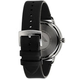 Emporio Armani Ruggero Black Dial Black Leather Strap Watch for Men - AR11193