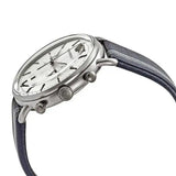Emporio Armani Aviator Silver Dial Two Tone Leather Strap Watch for Men - AR11202