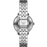 Emporio Armani Modern Silver Dial Silver Steel Strap Watch for Women - AR11213