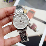 Emporio Armani Modern Silver Dial Silver Steel Strap Watch for Women - AR11213