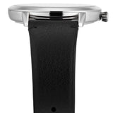 Emporio Armani Ruggero Grey Dial Black Leather Strap Watch for Men  - AR11277