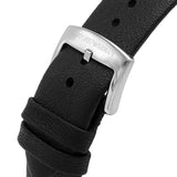 Emporio Armani Ruggero Grey Dial Black Leather Strap Watch for Men  - AR11277