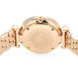Emporio Armani Gianni T-Bar Mother of Pearl White Dial Two Tone Steel Watch for Women - AR11294