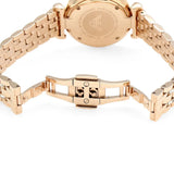 Emporio Armani Gianni T-Bar Mother of Pearl White Dial Two Tone Steel Watch for Women - AR11294