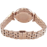 Emporio Armani Gianni T-Bar Mother of Pearl White Dial Two Tone Steel Watch for Women - AR11294