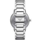 Emporio Armani Ruggero Black Dial Silver Steel Strap Watch for Men - AR11310