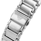 Emporio Armani Ruggero Black Dial Silver Steel Strap Watch for Men - AR11310