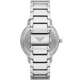 Emporio Armani Ruggero Blue Dial Silver Steel Strap Watch for Men - AR11311