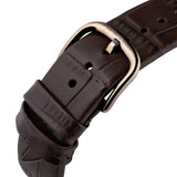Emporio Armani Aviator Green Dial Brown Leather Strap Watch for Men - AR11334