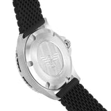 Emporio Armani Diver Black Dial Black Silicon Strap Watch for Men - AR11341