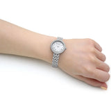 Emporio Armani Rosa Quartz White Dial Silver Steel Strap Watch For Women - AR11354