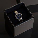 Emporio Armani Cleo Blue Dial Two Tone Steel Strap Watch for Women - AR11576