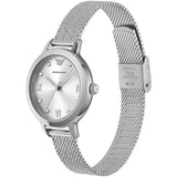 Emporio Armani Cleo Silver Dial Silver Mesh Strap Watch for Women - AR11584