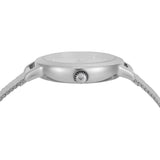 Emporio Armani Cleo Silver Dial Silver Mesh Strap Watch for Women - AR11584
