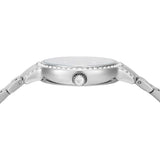 Emporio Armani Cleo Sunray Blue Dial Silver Steel Strap Watch for Women - AR11585