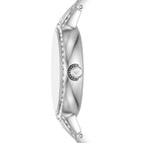 Emporio Armani Cleo Sunray Blue Dial Silver Steel Strap Watch for Women - AR11585