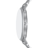 Emporio Armani Minimalist Silver Dial Silver Steel Strap Watch for Men - AR11599