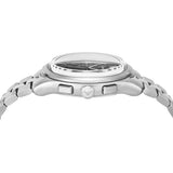 Emporio Armani Ruggero Chronograph Black Dial Silver Steel Strap Watch for Men - AR11691