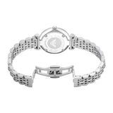 Emporio Armani Gianni T-Bar Mother of Pearl Dial Silver Steel Strap Watch for Women - AR11701