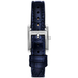 Emporio Armani Genni White Dial Blue Leather Strap Watch for Women - AR11718