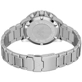 Emporio Armani World Explorer Solar Chronograph Green Dial Silver Steel Strap Watch for Men - AR11741