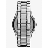 Emporio Armani Classic Blue Dial Silver Steel Strap Watch For Men - AR1635