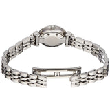 Emporio Armani Gianni T Bar Mother of Pearl Dial Silver Steel Strap Watch For Women - AR1688