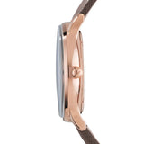 Emporio Armani Gianni Gray Dial Brown Leather Strap Watch for Men - AR1723