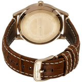 Emporio Armani Beta White Dial Brown Leather Strap Watch for Men - AR1866