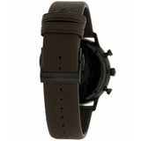 Emporio Armani Retro Chronograph Brown Dial Brown Leather Strap Watch for Men  - AR1932