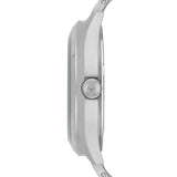 Emporio Armani Zeta Black Dial Silver Steel Strap Watch for Men - AR1977