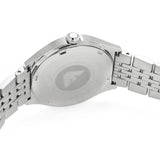 Emporio Armani Zeta Black Dial Silver Steel Strap Watch for Men - AR1977
