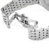 Emporio Armani Zeta Black Dial Silver Steel Strap Watch for Men - AR1977