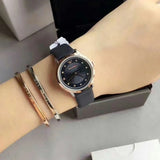 Emporio Armani Alpha XSmall Blue Dial Blue Leather Strap Watch for Women - AR2066
