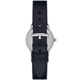 Emporio Armani Alpha XSmall Blue Dial Blue Leather Strap Watch for Women - AR2066