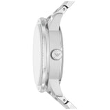 Emporio Armani Mario Chronograph Automatic Blue Dial Silver Steel Strap Watch For Men - AR60052